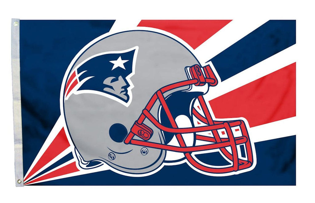 Flag 3x5 New England Patriots Flag 3x5 Helmet Design 023245942119