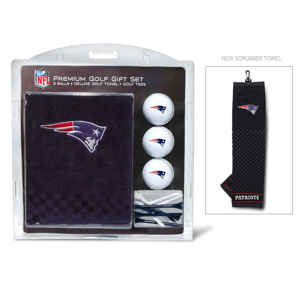 Golf Gift Set with Towel New England Patriots Golf Gift Set with Embroidered Towel 637556317209