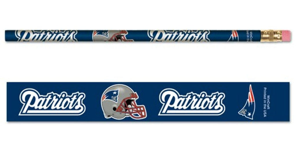 Pencil 6 Pack New England Patriots Pencil 6 Pack 032085155450