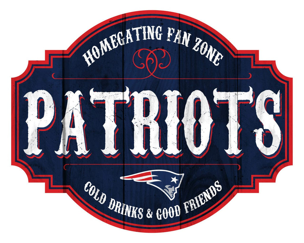 Signs New England Patriots Sign Wood 12 Inch Homegating Tavern 878461181589
