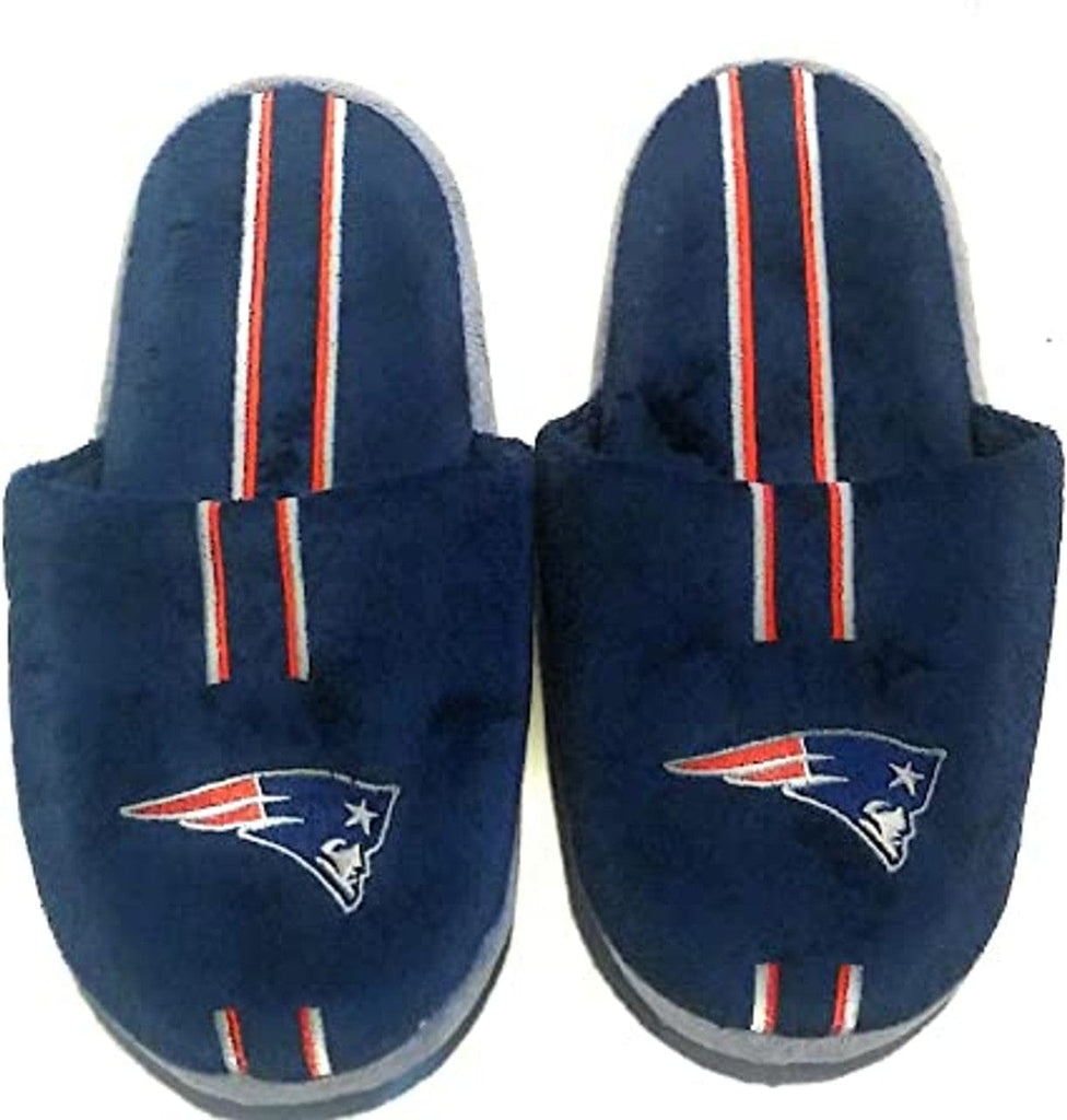 New England Patriots New England Patriots Slippers - Youth 4-7 Stripe (12 pc case) CO 884966235252