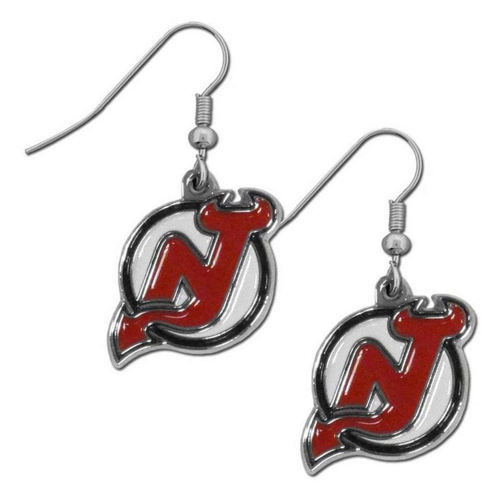Jewelry Earrings Dangle New Jersey Devils Dangle Earrings - Special Order 754603255885