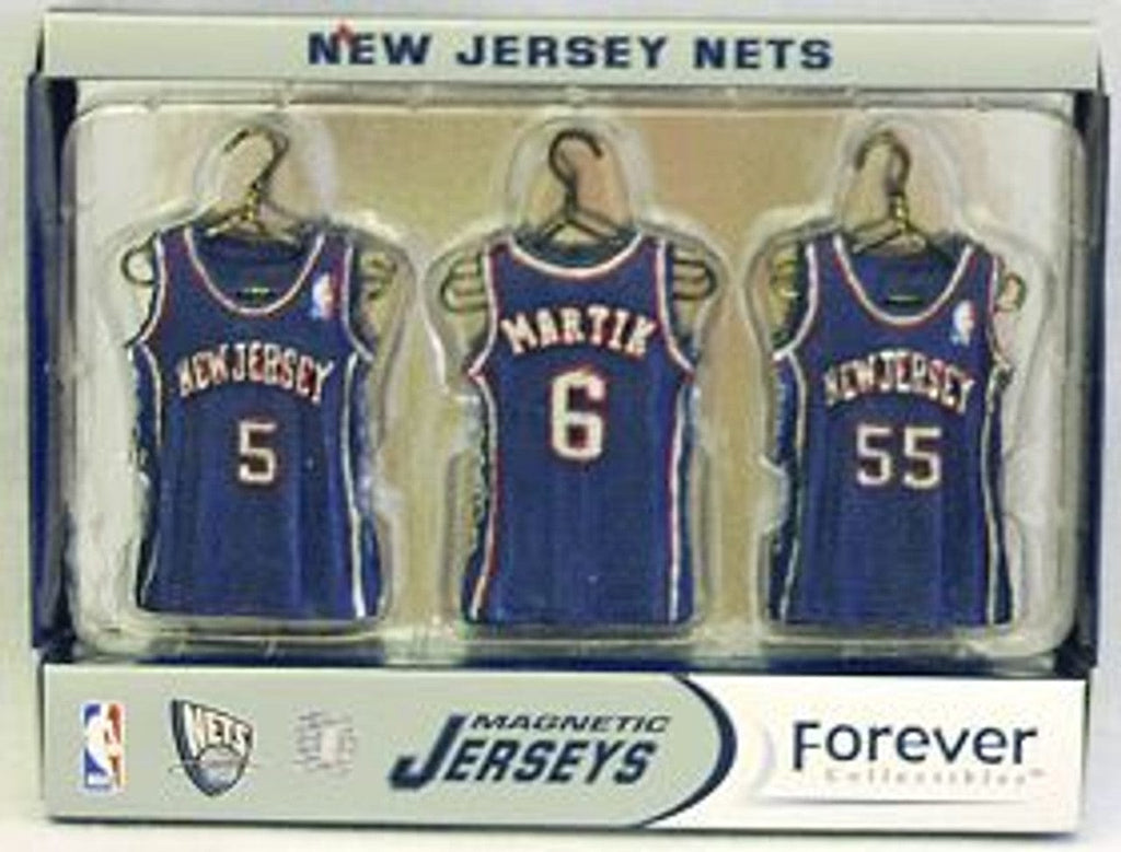Brooklyn Nets New Jersey Nets Road Jersey Magnet Set CO 681329090721
