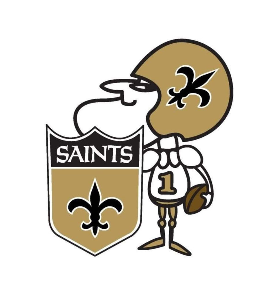 New Orleans Saints New Orleans Saints Auto Emblem Color Sir Saint Design 681620105872