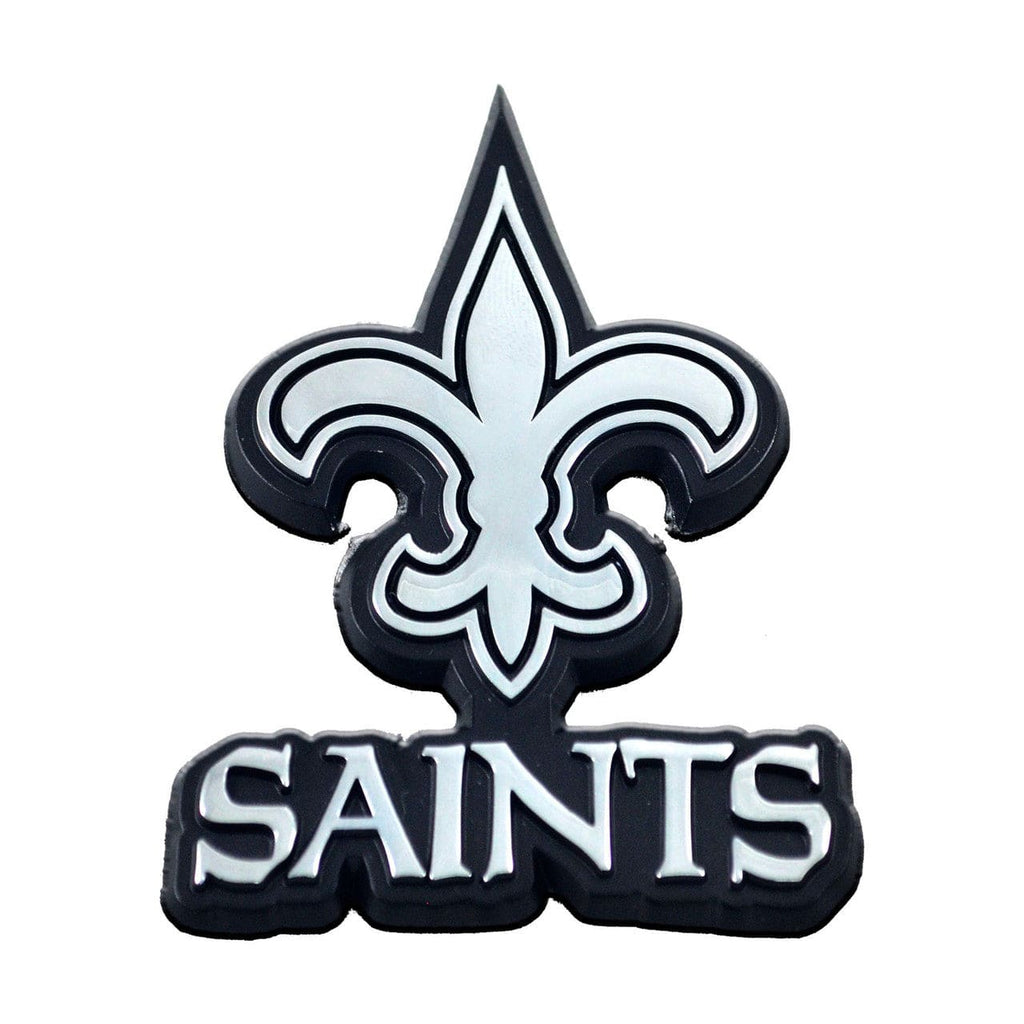 New Orleans Saints New Orleans Saints Auto Emblem Premium Metal Chrome 842989056100