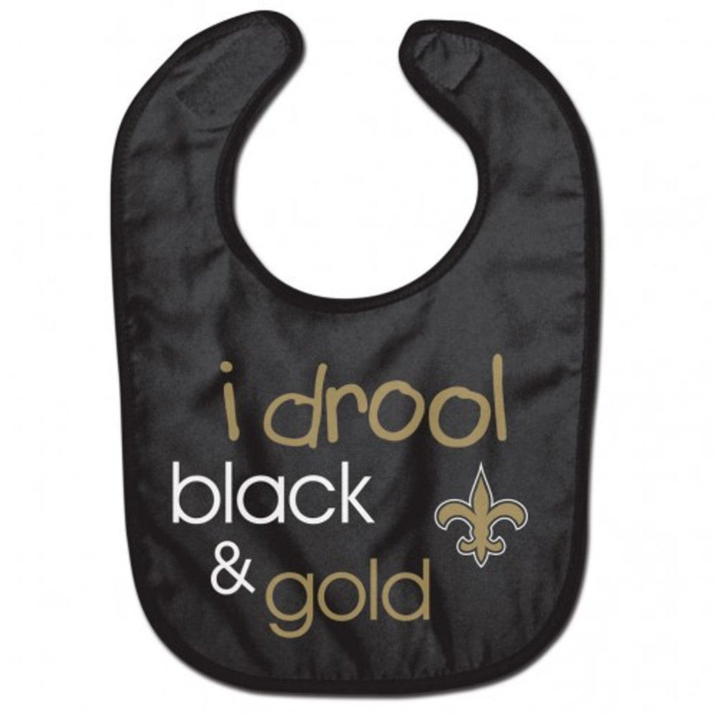 Baby Bib New Orleans Saints Baby Bib All Pro Style I Drool Design 099606196095