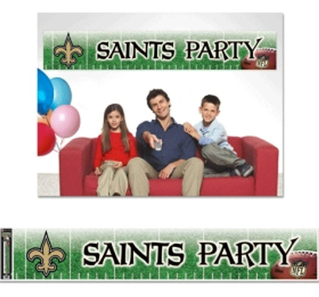 New Orleans Saints New Orleans Saints Banner 12x65 Party Style CO 032085488442