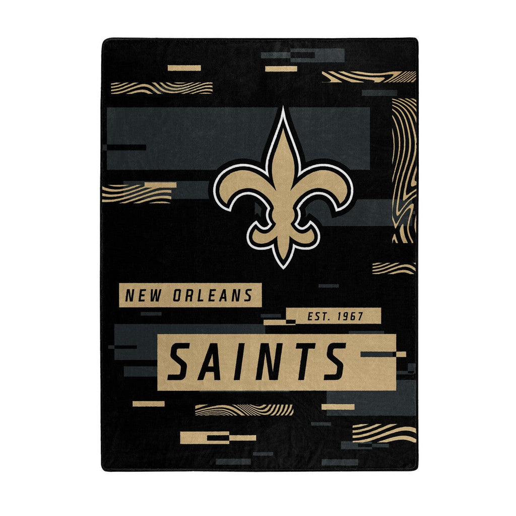 Blankets New Orleans Saints Blanket 60x80 Raschel Digitize Design 190604333496