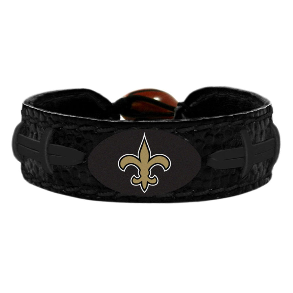 New Orleans Saints New Orleans Saints Bracelet Tonal Black Team Color Football CO 637057057017