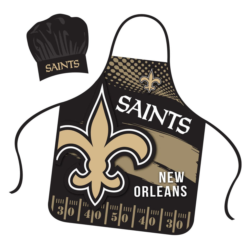 Chef Hat and Apron Sets New Orleans Saints Chef Hat and Apron Set 194688000343