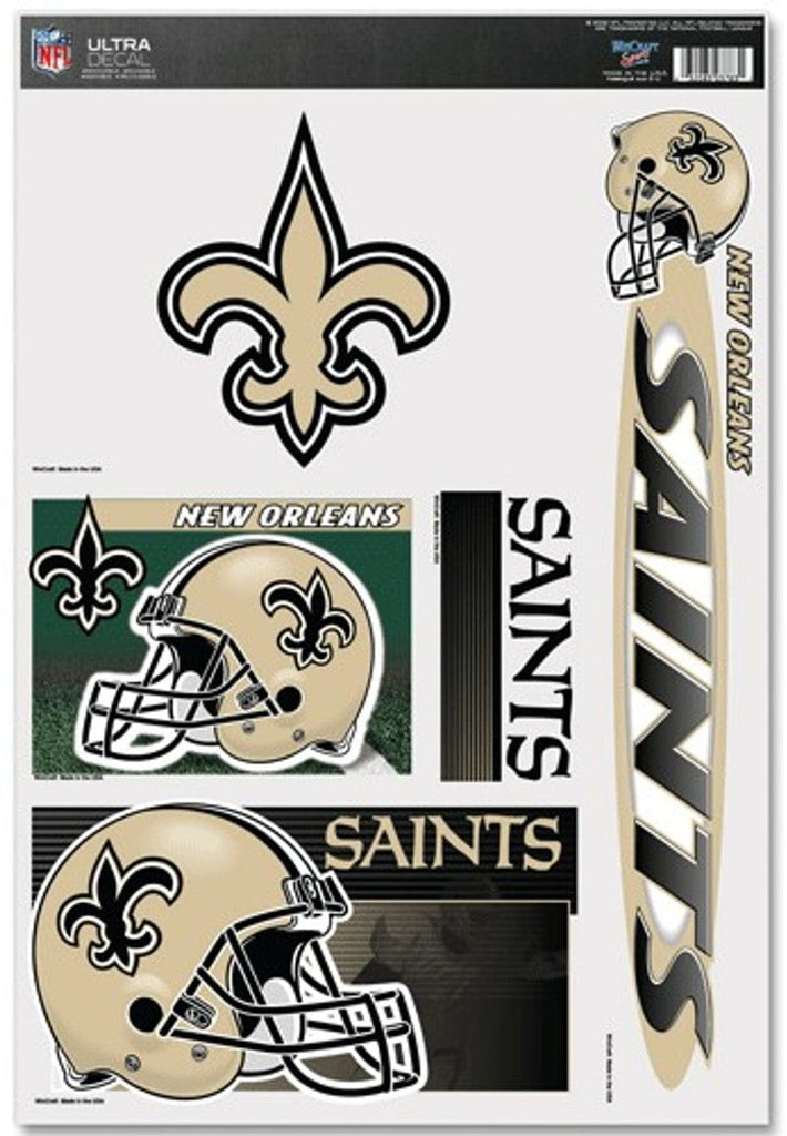 Decal 11x17 Multi Use New Orleans Saints Decal 11x17 Ultra 032085037831