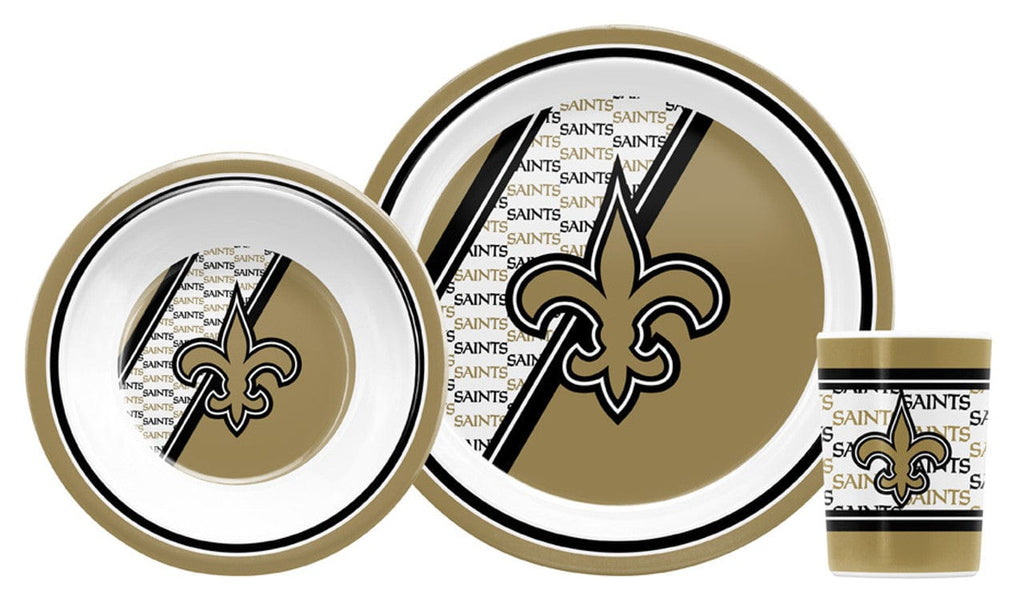 New Orleans Saints New Orleans Saints Dinner Set Child 5 Piece CO 094131117058