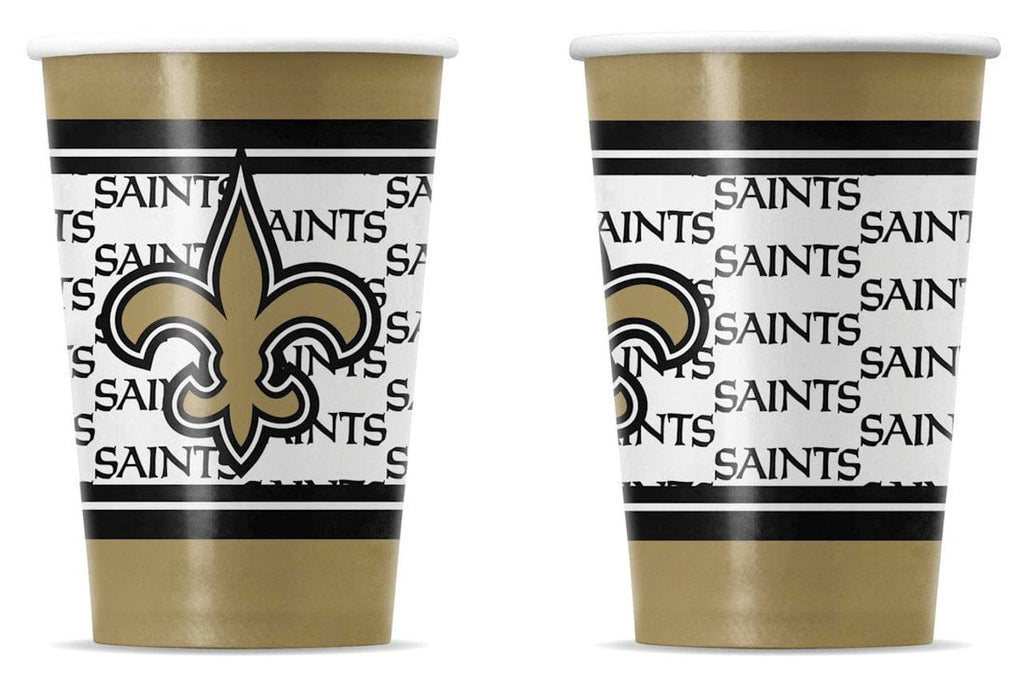 Paper Cups Disposable New Orleans Saints Disposable Paper Cups 094131060538