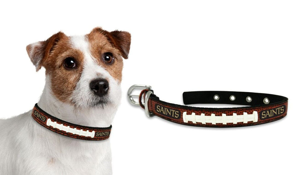 Pet Collar Small New Orleans Saints Dog Collar - Size Small 844214061880