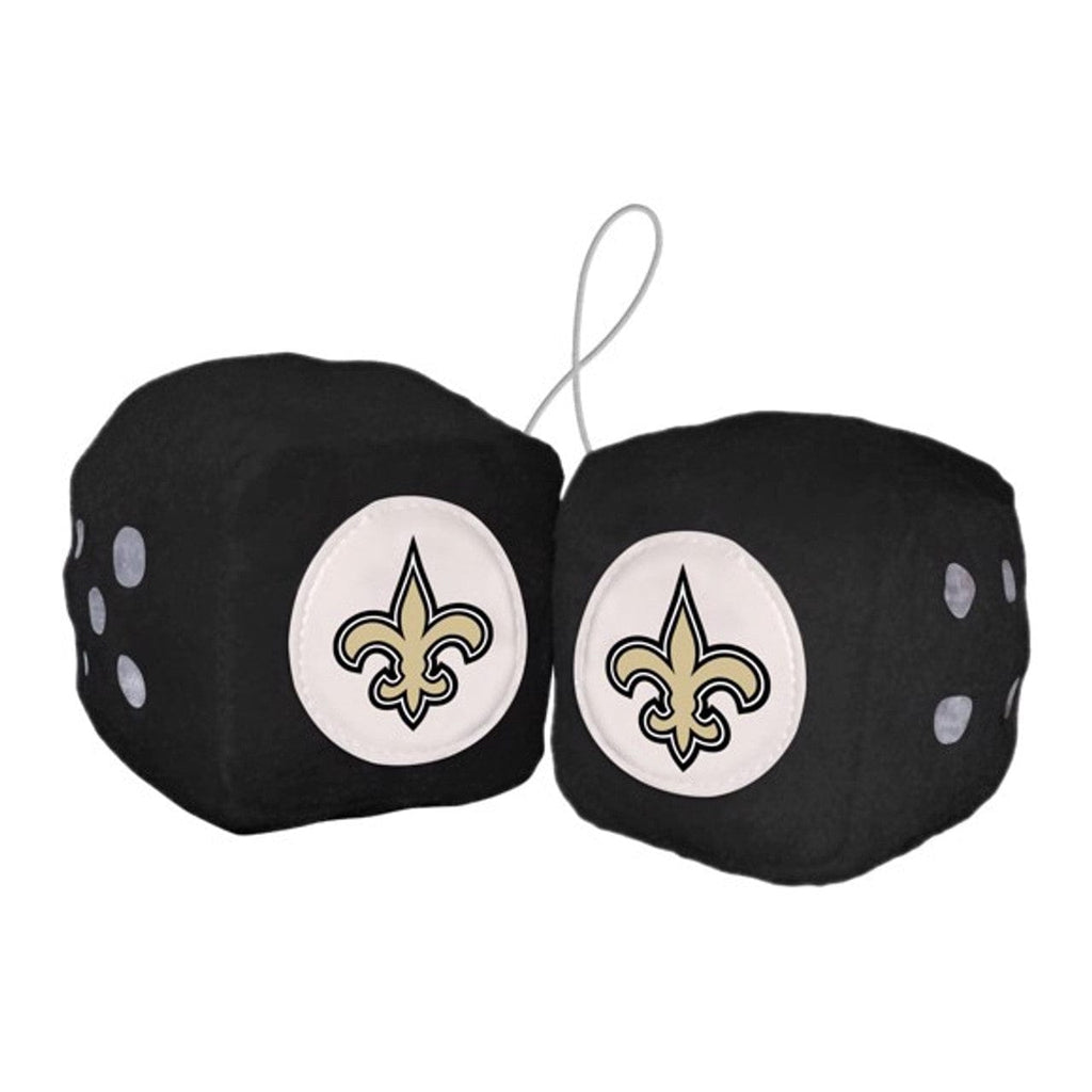 Fuzzy Dice New Orleans Saints Fuzzy Dice 681620022193