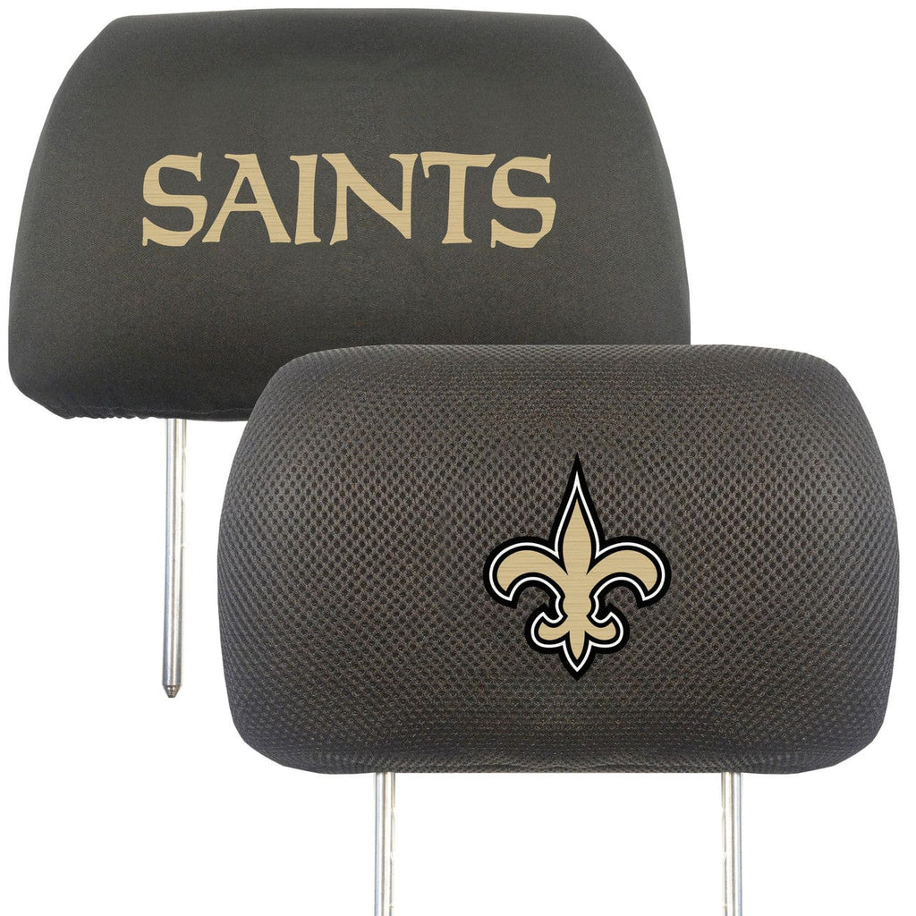 Auto Headrest Covers New Orleans Saints Headrest Covers FanMats 842989025076