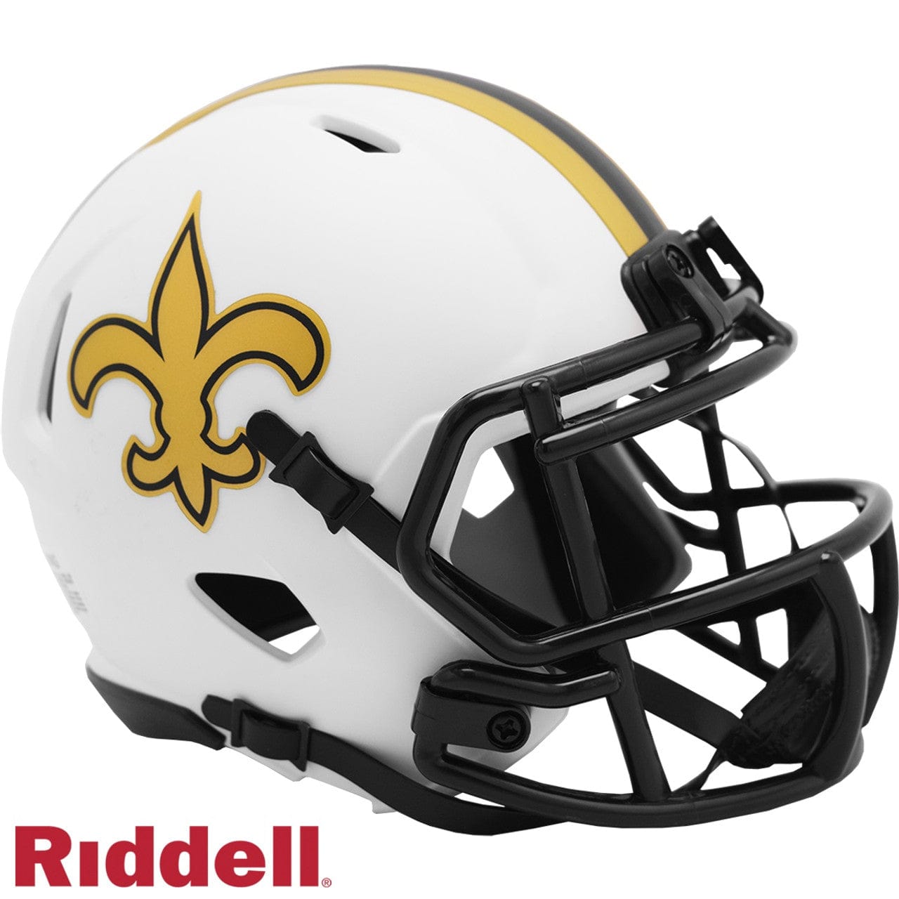 Riddell New Orleans Saints Replica Mini Speed Style Lunar Eclipse Helmet