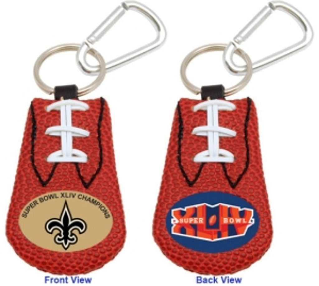 New Orleans Saints New Orleans Saints Keychain Classic Football Super Bowl 44 Champs CO 844214030794