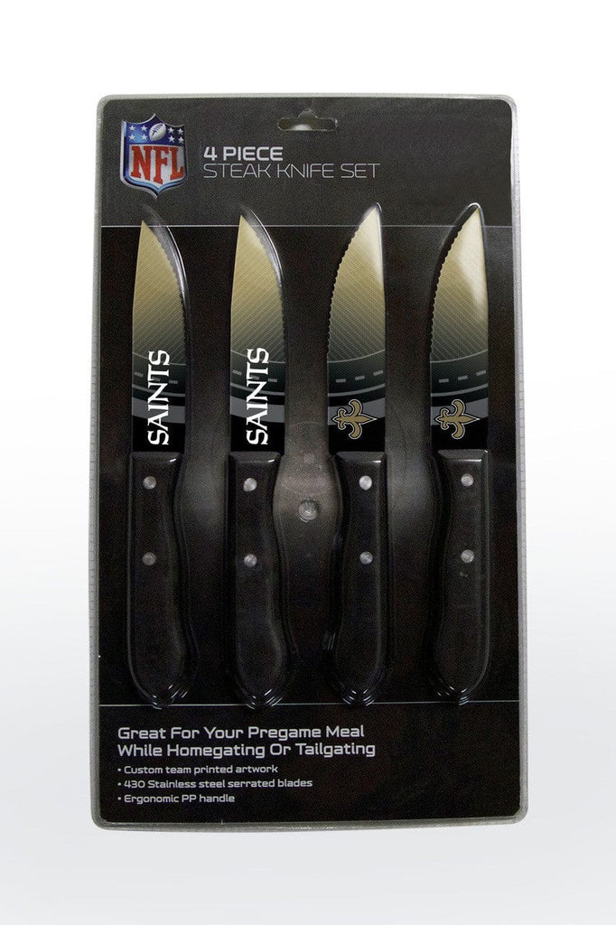 Knife Set Steak 4 Pack New Orleans Saints Knife Set - Steak - 4 Pack 771831102200