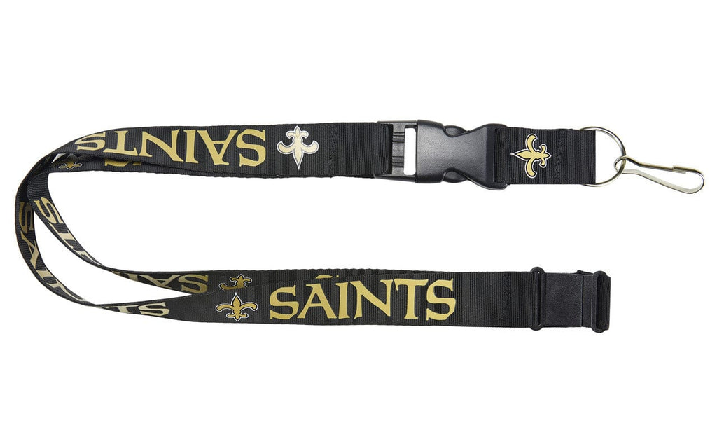 Lanyards New Orleans Saints Lanyard Black 763264166607