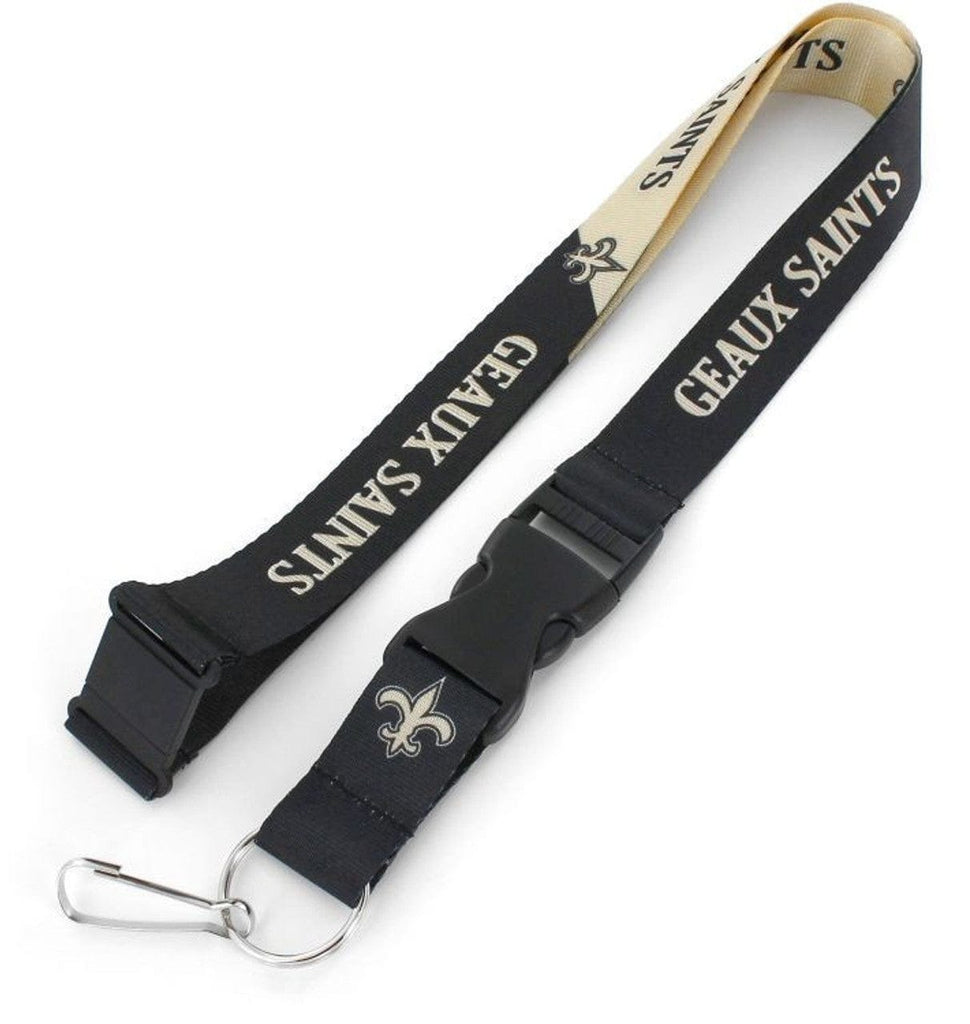 Lanyard Breakaway New Orleans Saints Lanyard Breakaway Style Slogan Design - Special Order 763264723725