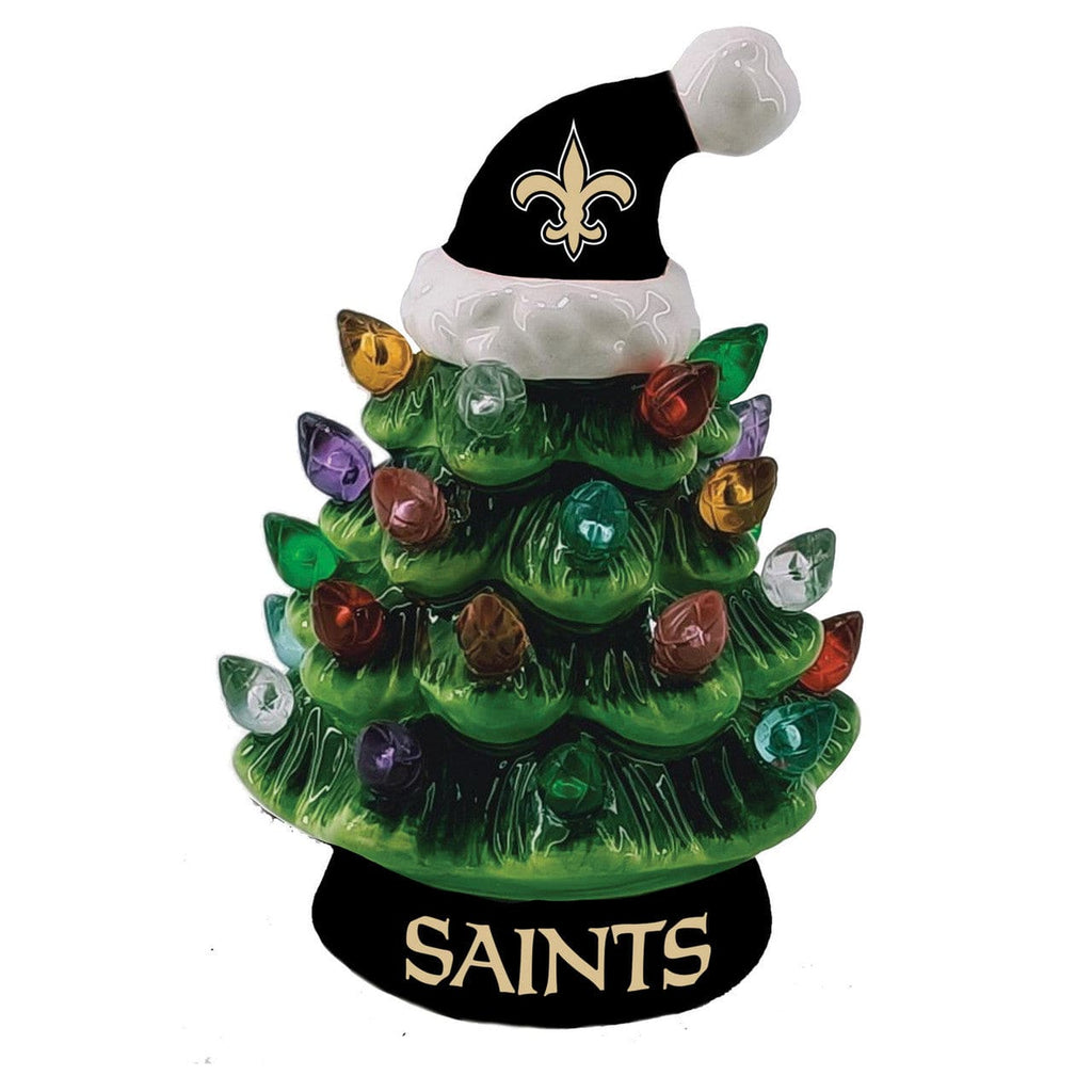 Holiday Ornaments New Orleans Saints Ornament Christmas Tree LED 4 Inch 801946081296