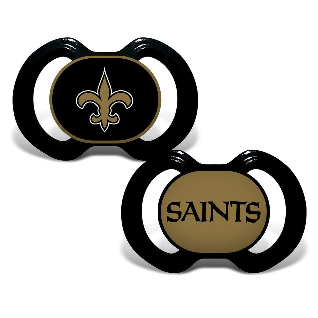 New Orleans Saints New Orleans Saints Pacifier 2 Pack Alternate 705988005619