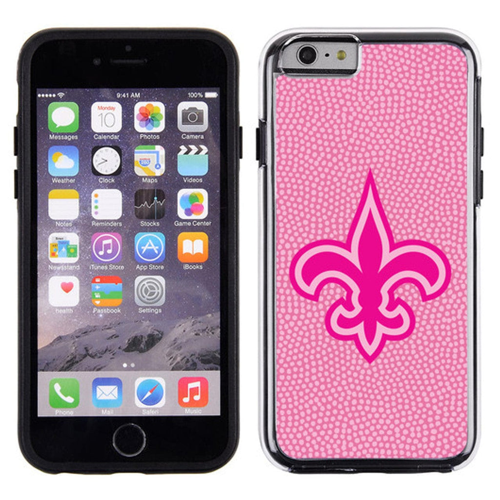 New Orleans Saints New Orleans Saints Phone Case Pink Football Pebble Grain Feel iPhone 6 CO 637057001669