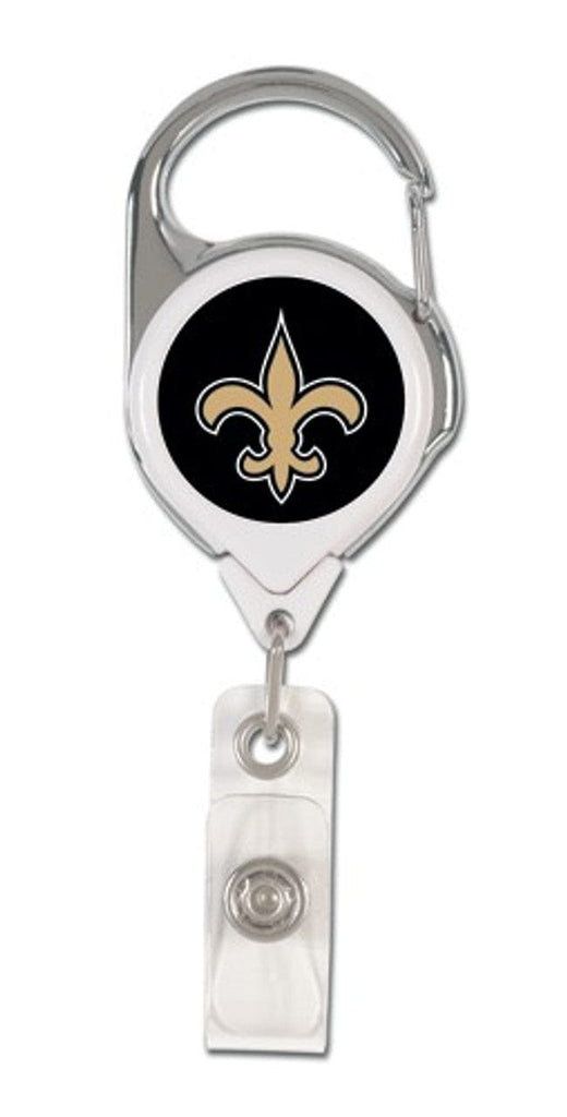 Badge Holders New Orleans Saints Retractable Premium Badge Holder 032085474063