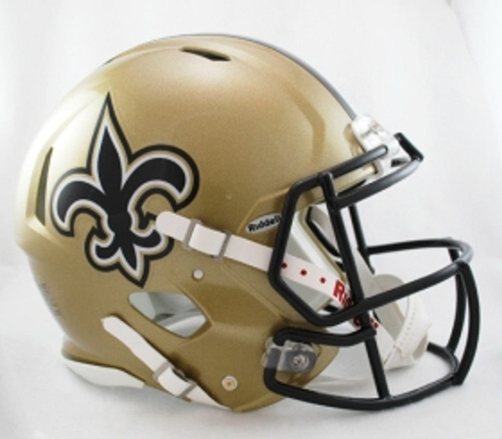 Helmets Full Size Authentic New Orleans Saints Revolution Speed Pro Line Helmet 095855309507