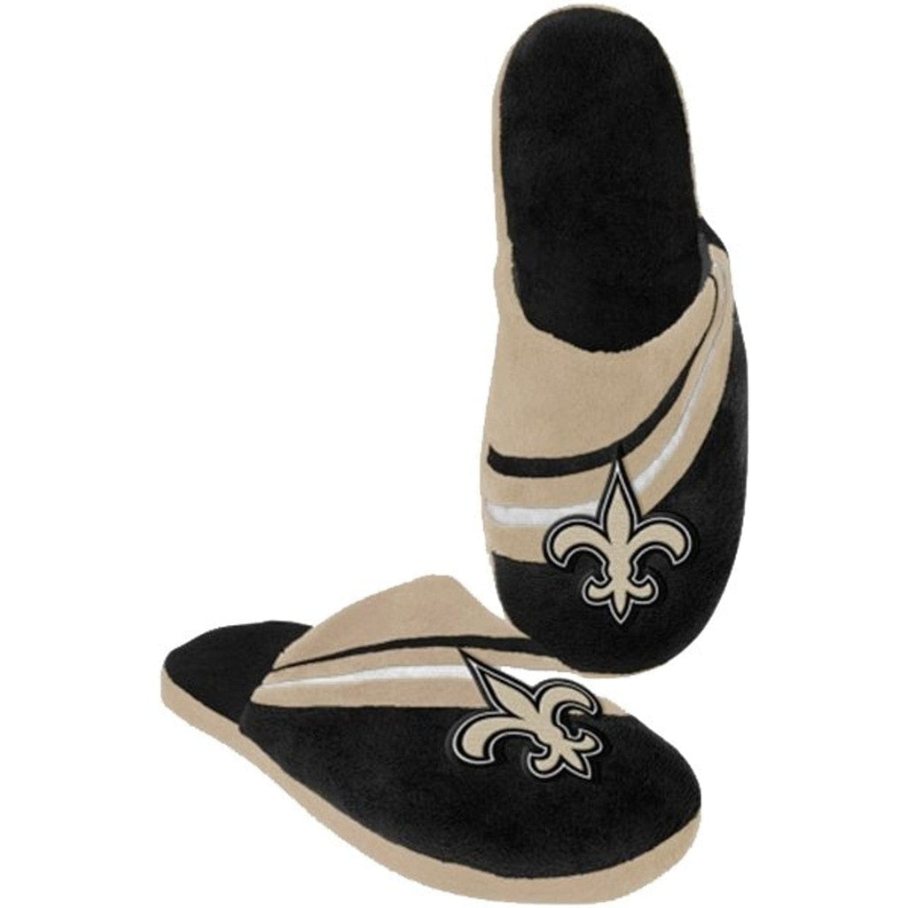 New Orleans Saints New Orleans Saints Slipper - Big Logo Stripe - (1 Pair) - L 887849055947
