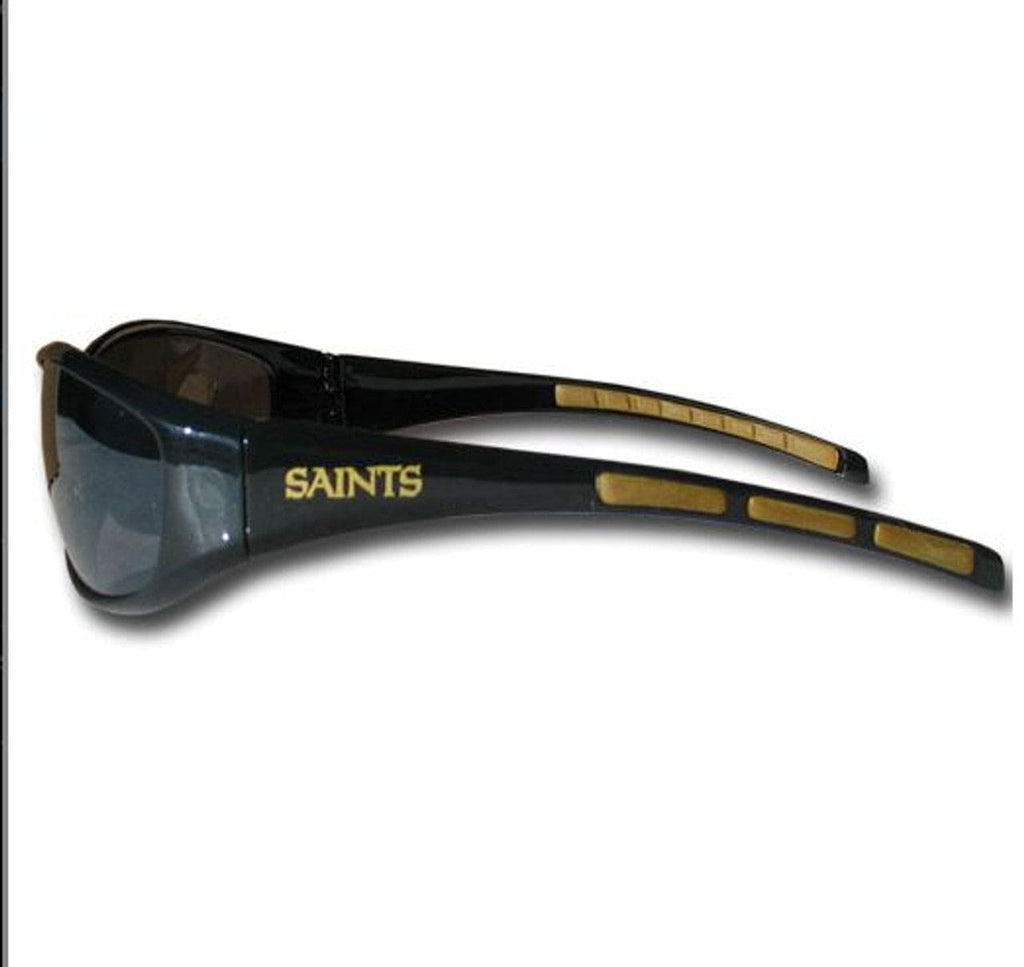 Sunglasses Wrap Style New Orleans Saints Sunglasses - Wrap 754603031502