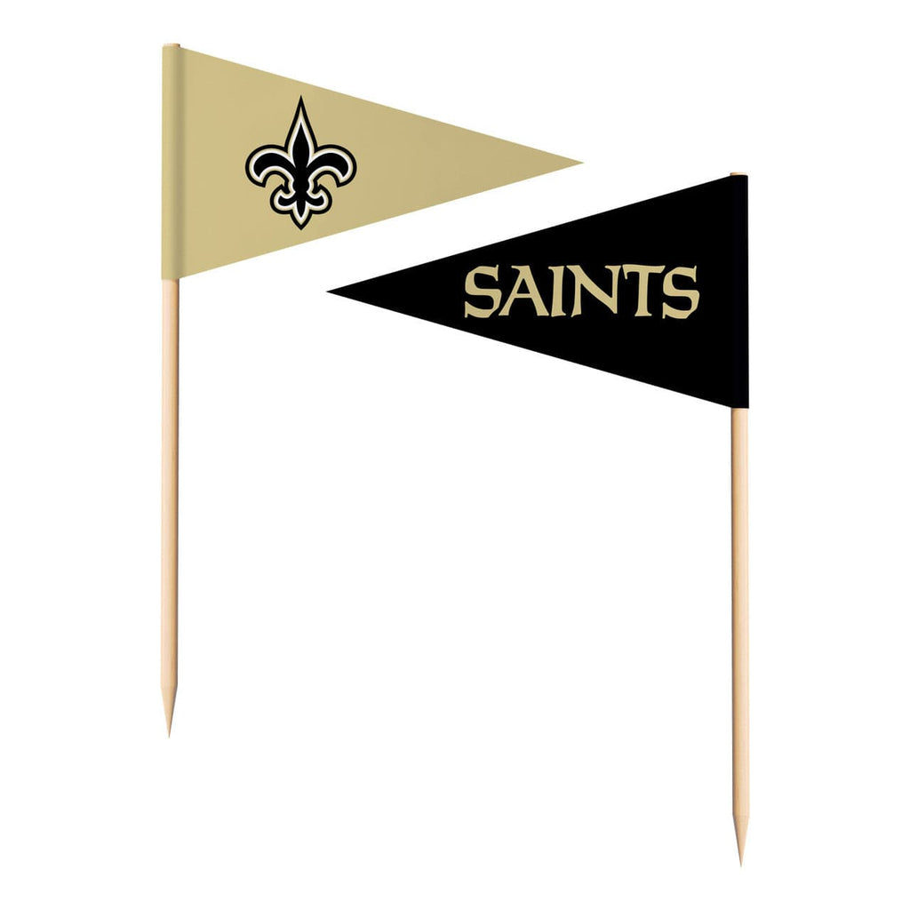 Toothpicks 36 Piece New Orleans Saints Toothpick Flags 771831382206