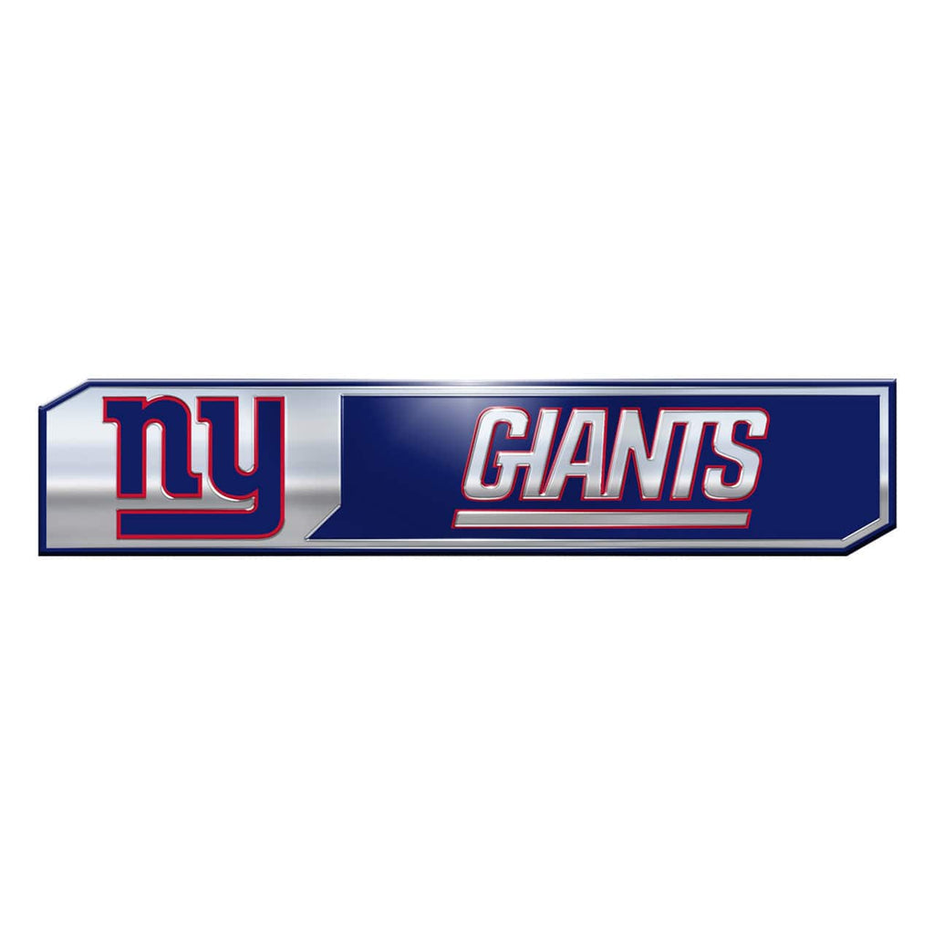 Auto Emblem Color New York Giants Auto Emblem Truck Edition 2 Pack 681620293203