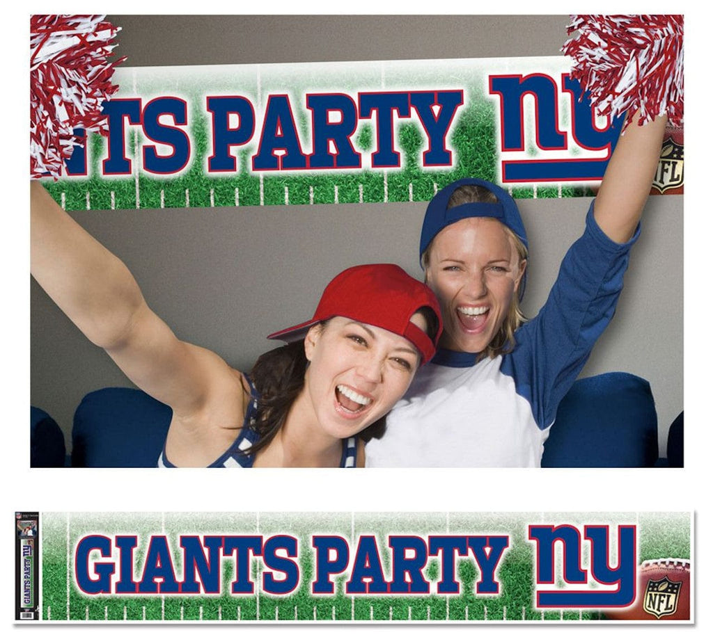 New York Giants New York Giants Banner 12x65 Party Style CO 032085488459