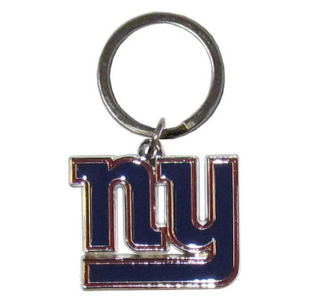 Keychain Logo Cut Style New York Giants Chrome Logo Cut Keychain 754603935183