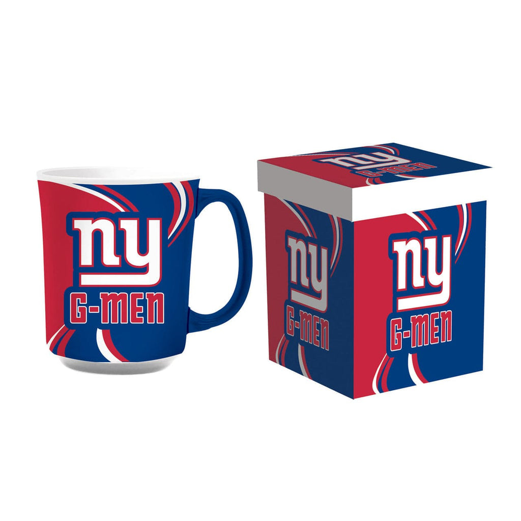 Boxed 14oz New York Giants Coffee Mug 14oz Ceramic with Matching Box 801946607809