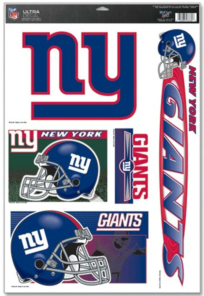 Decal 11x17 Multi Use New York Giants Decal 11x17 Ultra 032085037848