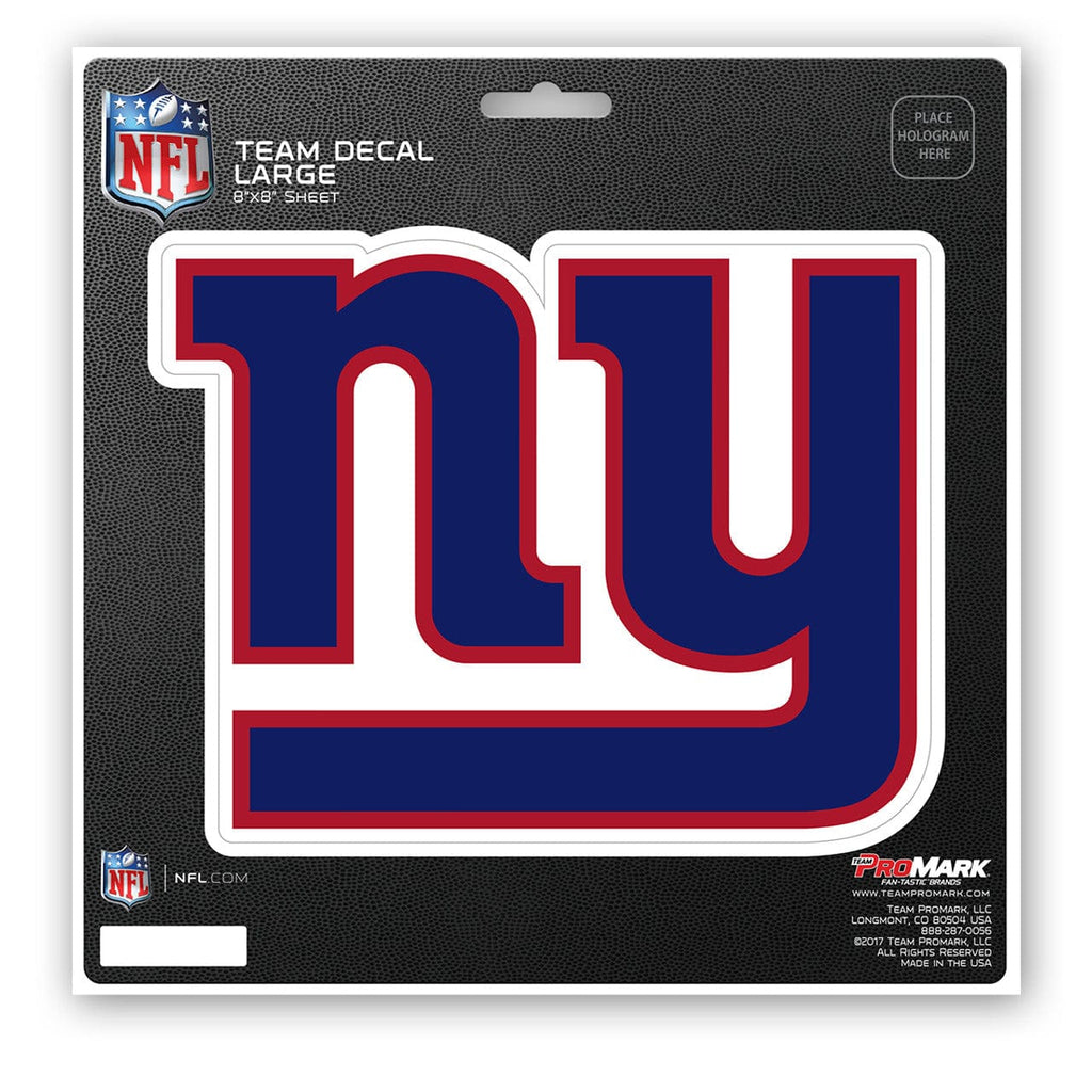 Decal 8x8 Die Cut New York Giants Decal 8x8 Die Cut 681620292206