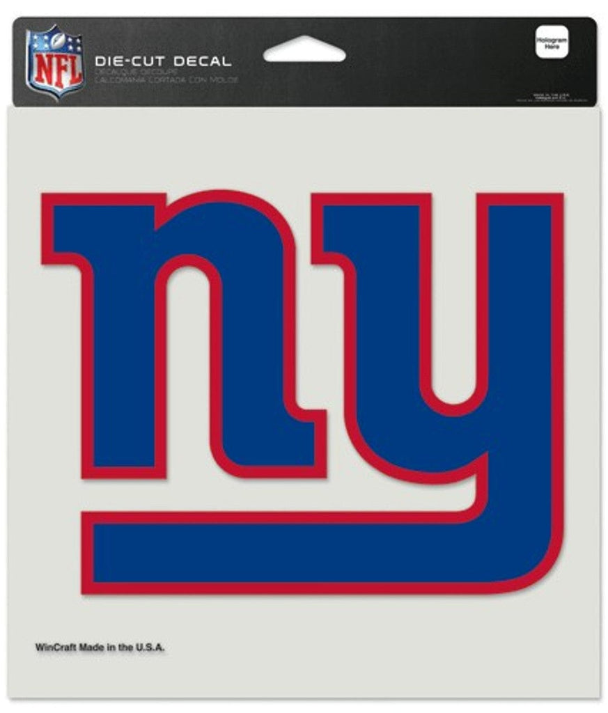 Decal 8x8 Perfect Cut Color New York Giants Decal 8x8 Die Cut Color 032085810632