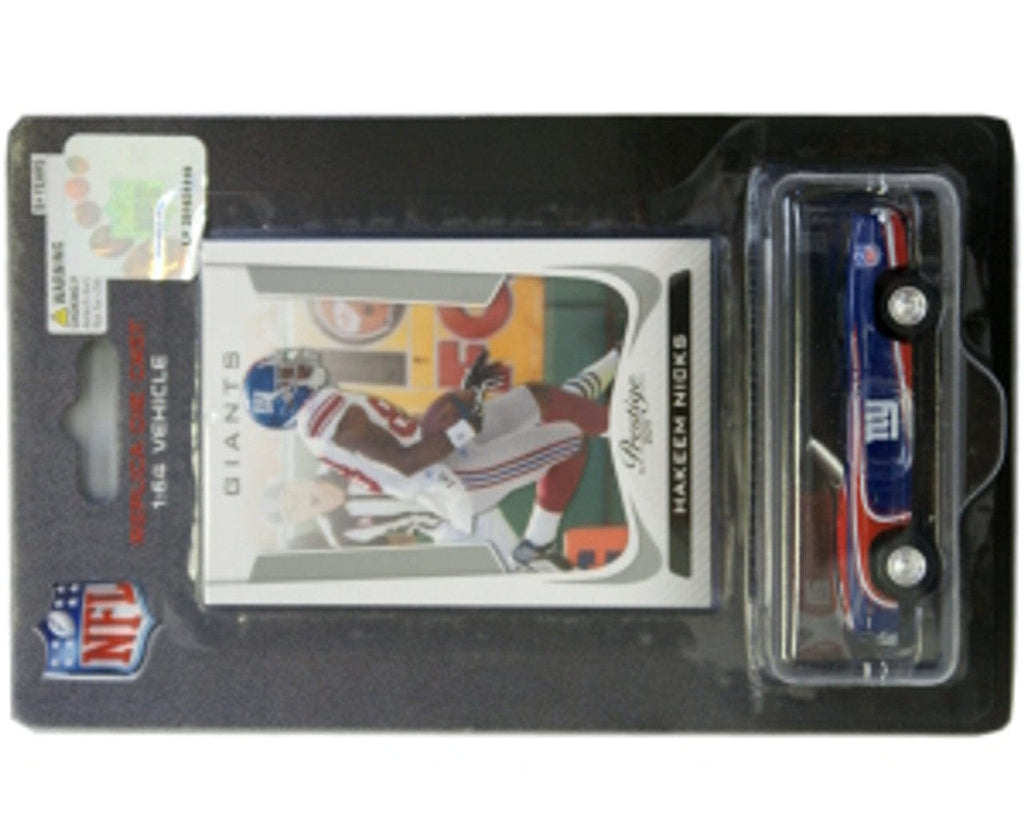 Collectibles New York Giants Hakeem Nicks 1:64 Chevy Camaro with Trading Card 6902863013_11H