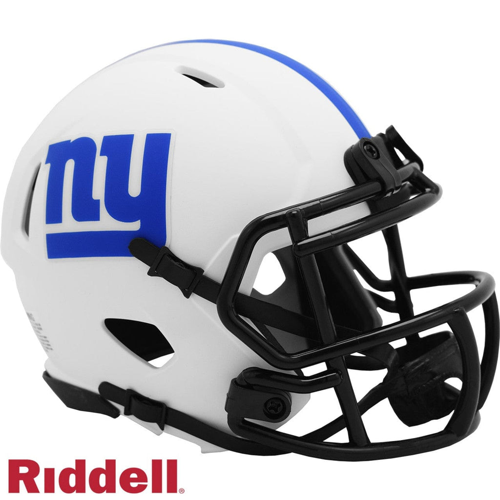 Helmets Mini Lunar New York Giants Helmet Riddell Replica Mini Speed Style Lunar Eclipse Alternate 095855609638