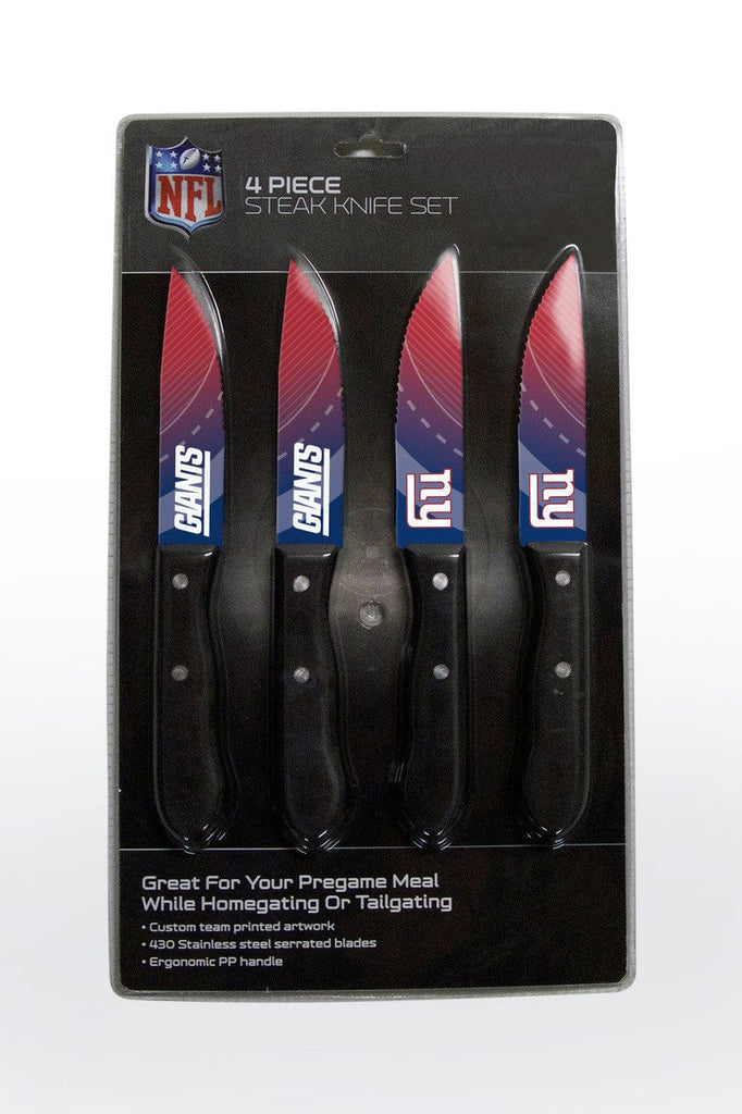 Knife Set Steak 4 Pack New York Giants Knife Set - Steak - 4 Pack 771831102217