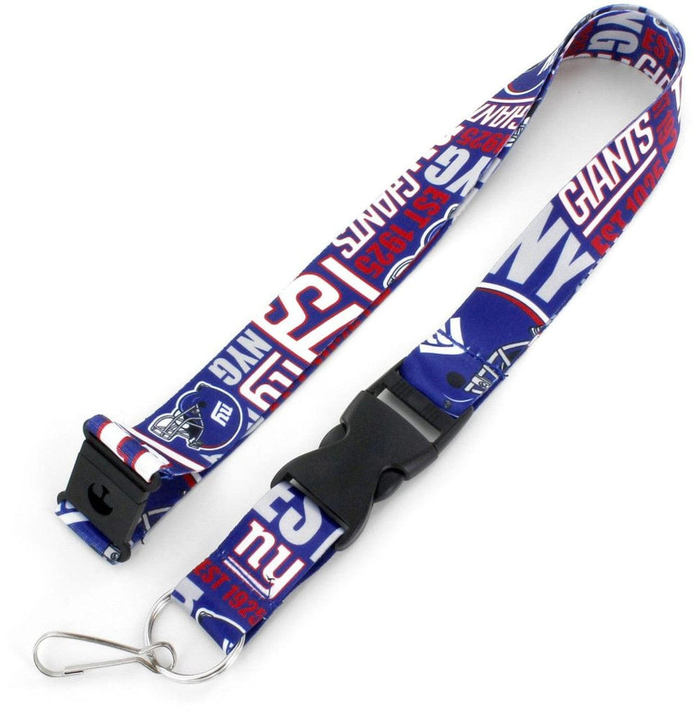 Dynamic Lanyards New York Giants Lanyard Breakaway Style Dynamic Design 763264858656