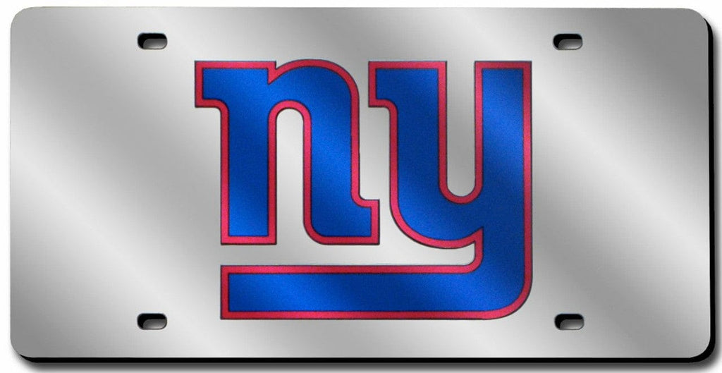 License Plate Laser Cut New York Giants License Plate Laser Cut Silver 094746279578