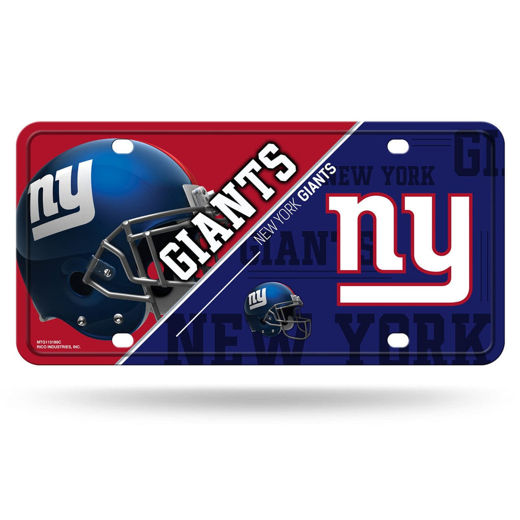 License Plates Metal New York Giants License Plate Metal 767345484987