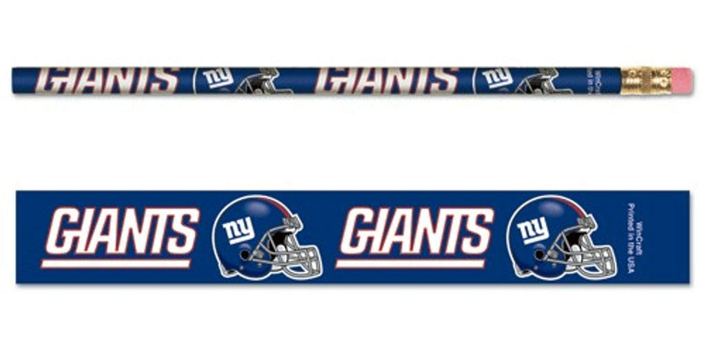 Pencil 6 Pack New York Giants Pencil 6 Pack 032085155566