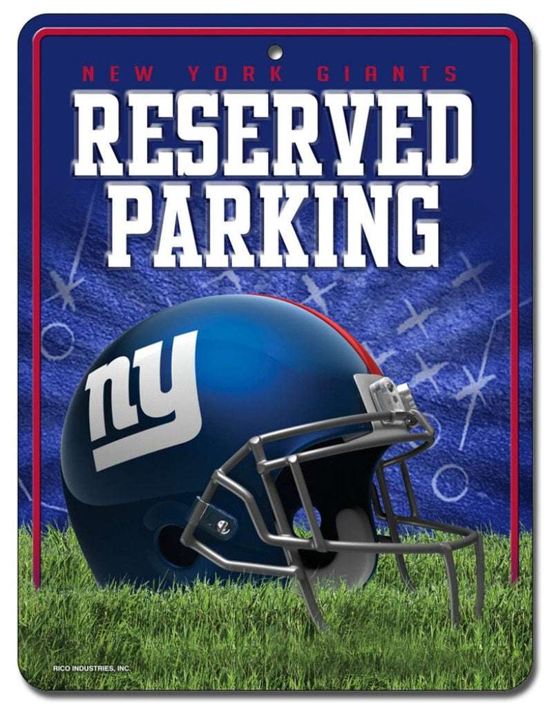 Sign Metal Parking New York Giants Sign Metal Parking - Special Order 094746549862