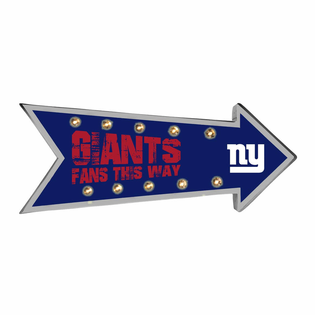 Sign Running Light Marquee New York Giants Sign Running Light Marquee 192797845602