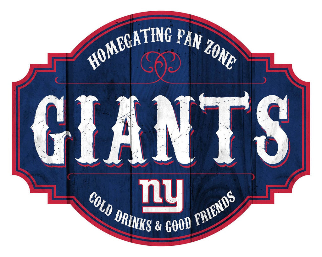Signs New York Giants Sign Wood 12 Inch Homegating Tavern 878461181602